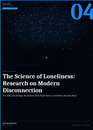 The Science of Loneliness: A Research Report on Modern Disconnection